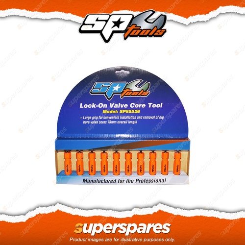 SP Tools Lock-on Core Tool Valve - Large Grip Standard Bore Display Length 75mm