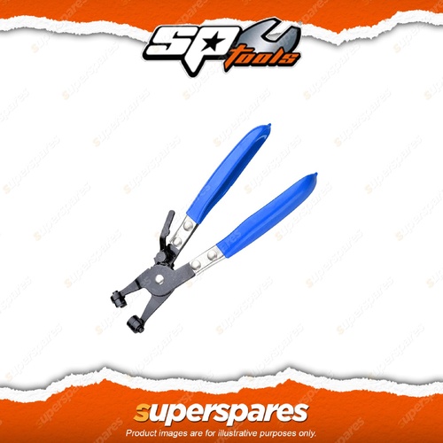SP Tools Clip Pliers - 225mm Flat Band Replace Lower Radiator Hose Heavy Duty