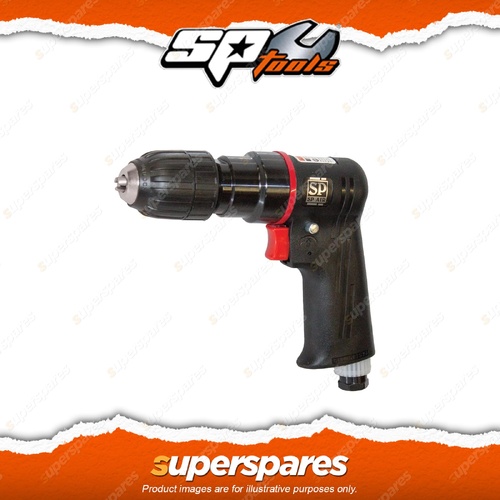 SP Tools 3/8" Drive Drill - Composite Industrial Pistol Keyless Chuck 2000RPM