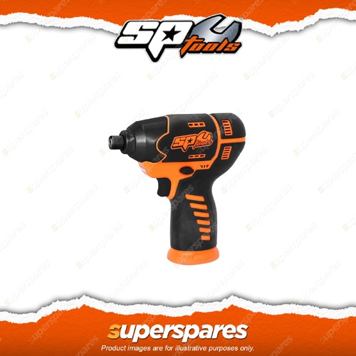 SP Tools 12V 1/4 Hex Mini Impact Driver - Skin Only Torque 90Nm Capacity 6mm