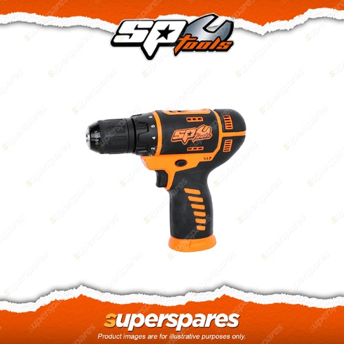 SP Tools 12V 10mm Two Speed Mini Drill Driver - Skin Only Torque 17Nm Two Speed 