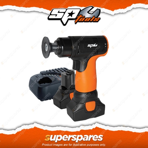 SP Tools 16V Gasket Sander Kit - with Charger & 2x Max Lithium 2.0Ah Battery