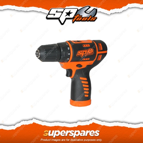 SP Tools 12V 10mm 2 Speed Drill Driver Skin Only SX Drive Variable Speed Switch