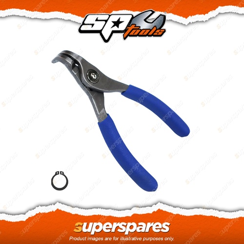 SP Tools Circlip Pliers 90 Degree Bent External - 130mm 10-25mm 1.3mm Tip Dia.