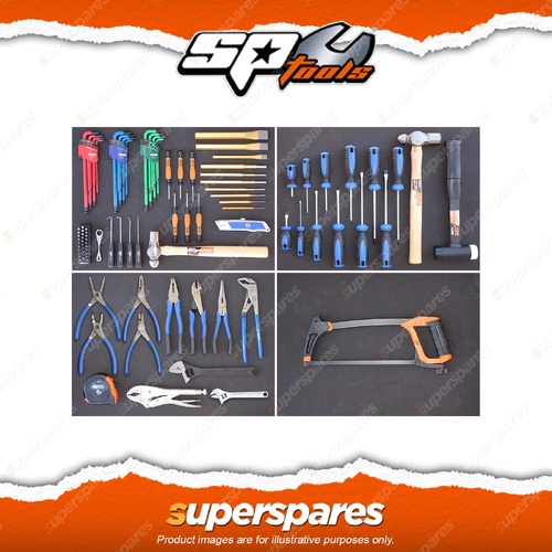 SP Tools 107Pcs Tool Kit Tools Only Include Screwdriver Hex Keys Pliers Wrench
