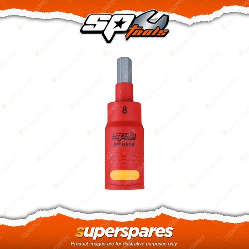 SP Tools 3/8 inch Drive VDE Insulated Inhex Socket 5mm Metric Cr-V Steel
