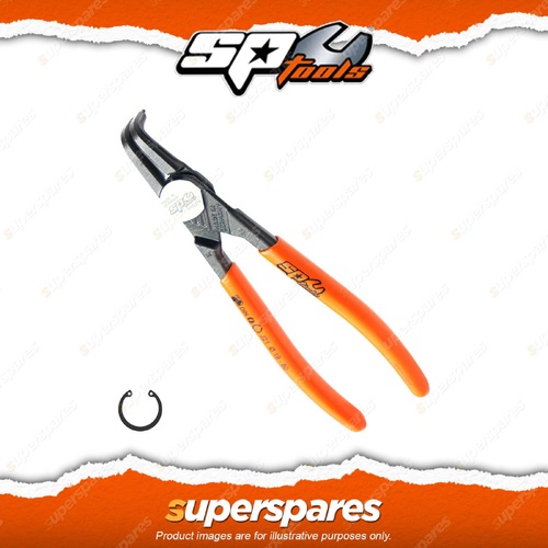 SP Tools Precision HD Circlip Plier Internal Bent 170mm 19-60mm Non-Slip Grip