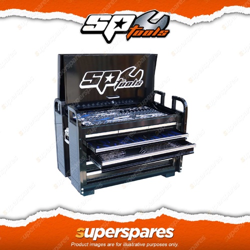 SP Tools 250Pc Off Road Series Toolkit Metric/SAE Black 7 Drawer Robust