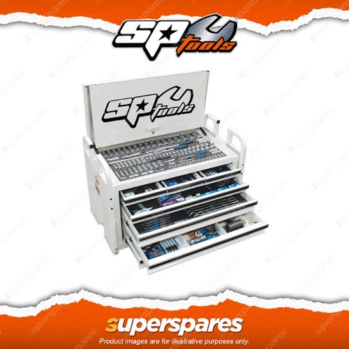 SP Tools 250Pc Off Road Series White Toolkit 7 Drawer Plus Extra EVA Foam Trays