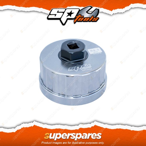 SP Tools 3/8" Drive Oil Filter Wrench Socket 64.3mm Use Torque 25Nm ¡À 5Nm