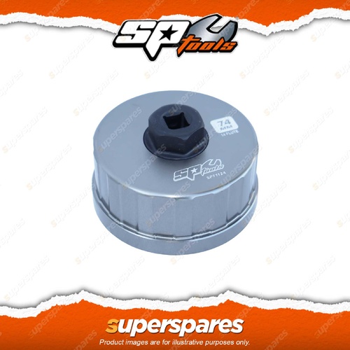SP Tools 3/8" Drive Oil Filter Wrench Socket 74mm Use Torque 25Nm ¡À 5Nm
