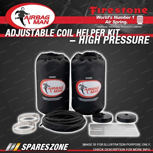 Airbag Man Air Suspension Helper Kit High Pressure for Jeep Wrangler JL 19-26