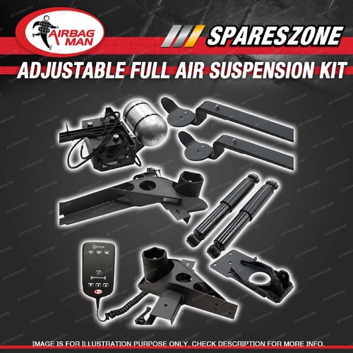 Airbag Man Full Air Suspension Kit Metric Tubing for Renault Master X62 11-24