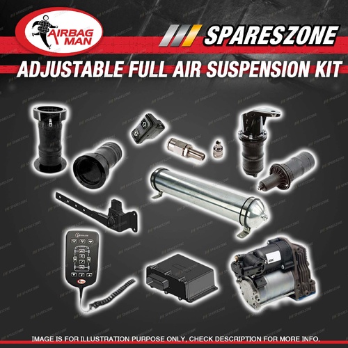 Airbag Man Full Air Suspension Kit Metric Tubing for Land Rover Defender 90