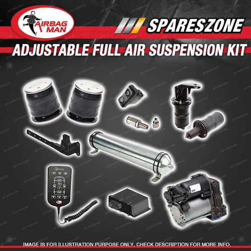 Airbag Man Full Air Suspension Kit Metric Tubing for Land Rover Defender 110 130