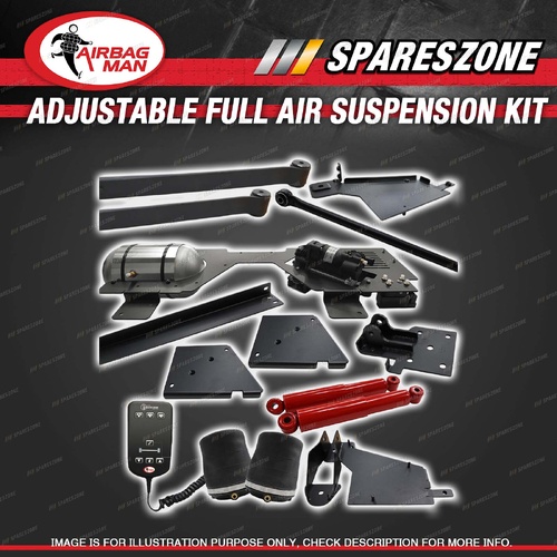 Airbag Man Full Air Suspension Kit Metric Tubing for Fiat Ducato X250 X290 06-25