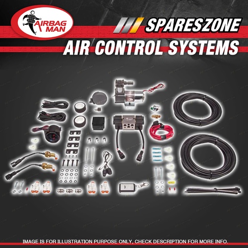 Airbag Man Direct Inflation Air Control Systems Digital Dual Gauge AC2102D