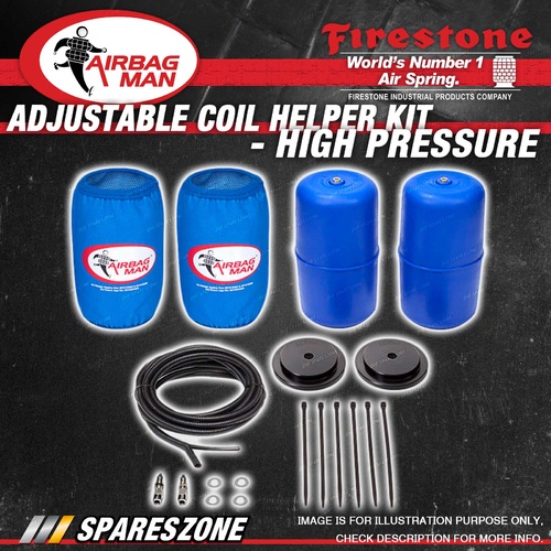 Airbag Man 50mm Raised Air Helper Kit High Pressure Front for LANDCRUISER 80