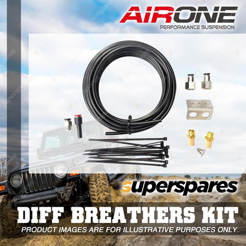Airone 6 Way Diff Gearbox Transfer Breather Kit for Toyota Hilux GUN126