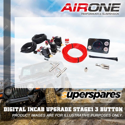 Airone Digital Incab Upgrade Stage1 3 Button 200PSI Dual LED Digital Gauge