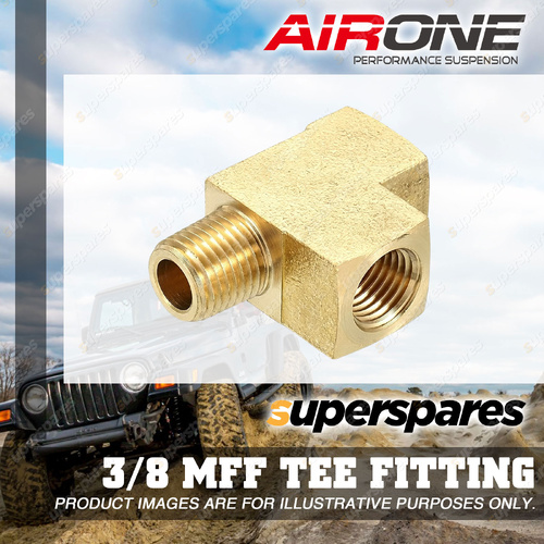 Airone 3/8 MFF Tee Fitting - Suits Air Suspension and Onboard Air Systems