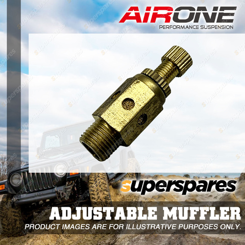 Airone 1/8 Adjustable Muffler - Suits Air Suspension and Onboard Air Systems