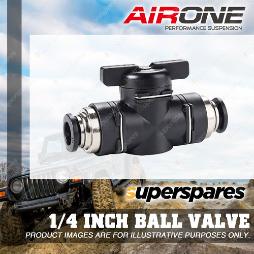 Airone 1/4 Inch Ball Valve for Airline for Air Suspension & Onboard Air Systems