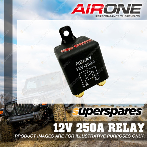 Airone 12V 250A Heavy Duty Electrical Relay - 8mm Poles and 6mm Spades