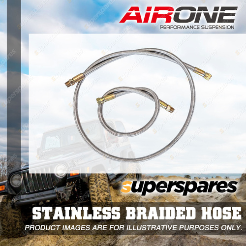 Airone Light Weight Stainless Braided Hose 1500mm with 3/8" Flare Fitting