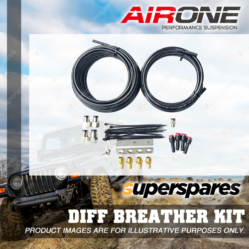 Airone 4 Way Driveline Breather Kit for Toyota Landcruiser Prado 90 Series