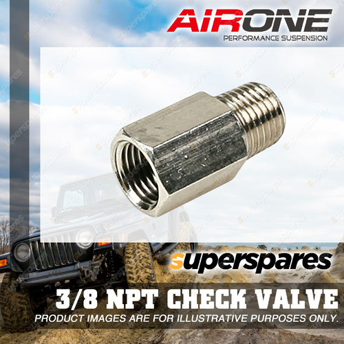 Airone 3/8 NPT Check Valve Male/Female for Air Suspension and Load Assist Setups