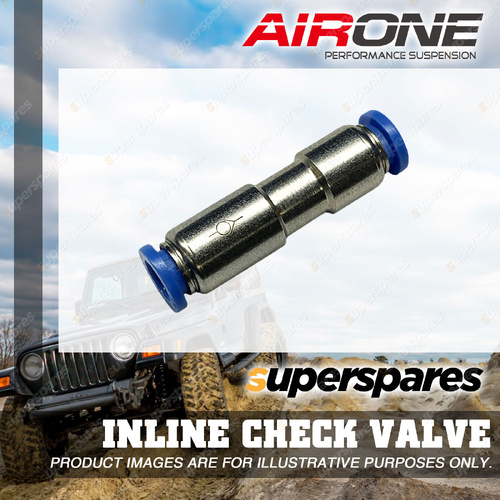 Airone Inline Check Valve - One-Way Valve for 1/4 Inch Push-Fit Airline