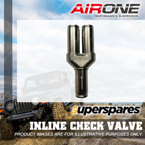 Airone Inline Check Valve Y - 1/4 Airline Y Fitting with Iinbuilt Check Valve