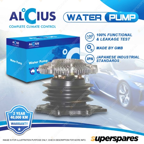 Alcius Water Pump for Nissan Navara D21 Twin pulley 2.5L Diesel TD25 88-91