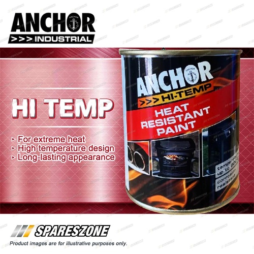 Anchor Hi Temp BBQ Black 500ML - Reliable Protection High-Temperature Resistant