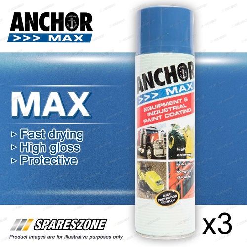 3 x Anchor Max Saphire Blue B14 400G - High-Performance Versatile Application