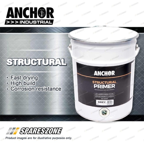 Anchor Structural Primer Grey 20L - Excellent Adhesion and Coverage Fast Drying