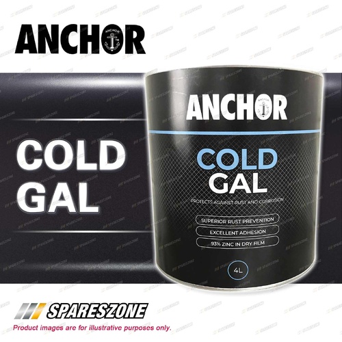 Anchor Cold Gal 4L - Protection Against Corrosion Heat Resistant to 500 Degree