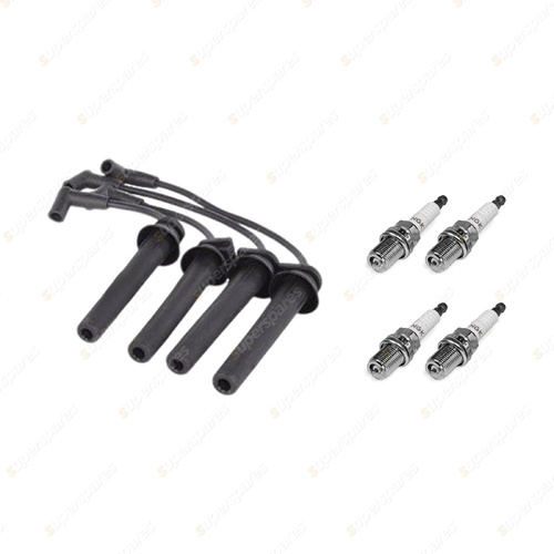 4 x NGK Spark Plugs + Bosch Ignition Leads Kit for Mini Cooper S One R50 R52 R53