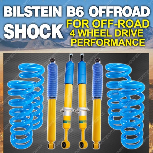 Bilstein Shock Coil 50mm Lift for Nissan Navara D23 NP300 Pick Up 2015-On