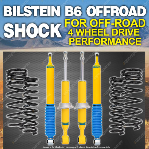 Bilstein B6 Shock Absorbers Coil Springs Lift Kit for Toyota Prado 250 24-On