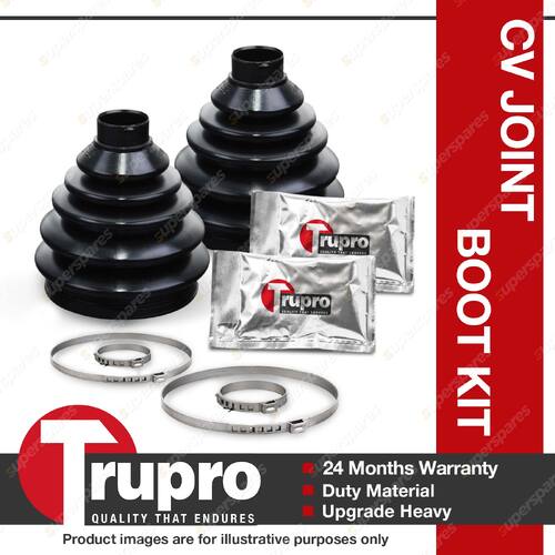 Front Outer+Inner CV Boot Kit for TOYOTA Prado KZJ95 4cyl 3.0L 3/00-12/02