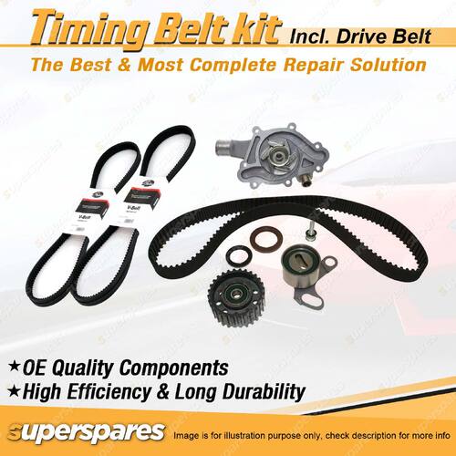 Timing Belt Kit & Gates Belt for Toyota Hiace LH168 172 178 182 184 186 3.0 5L