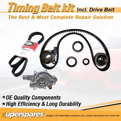 Timing Belt Kit & Gates Belt for Toyota Starlet EP82 EP85 Hatchback 1.3L 4EFE