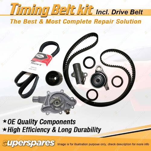 Timing Belt Kit & Gates Belt for Toyota Estima MCR40 3.0L Kluger MCU28 MHU28 3.3