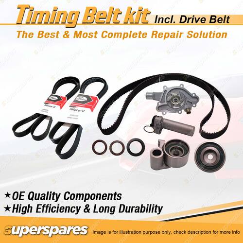 Timing Belt Kit & Gates Belt for Toyota Soarer UZZ32 05/91-07/96 4.0L 1UZFE RWD