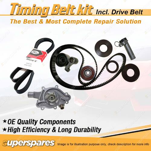 Timing Belt Kit & Gates Belt for Toyota Landcruiser UZJ200 SUV 4.7L 2UZFE 100MM