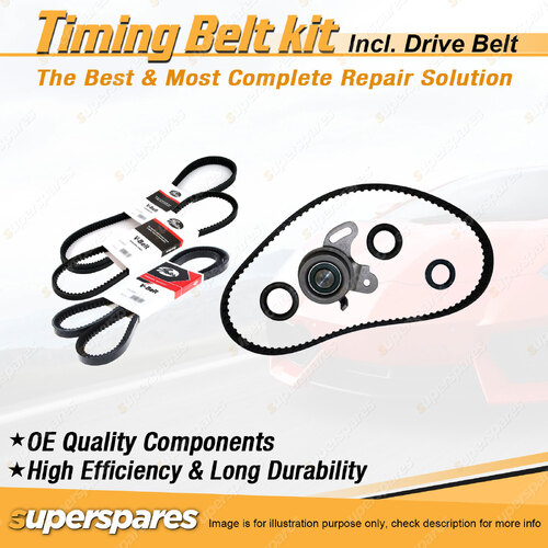 Timing Belt Kit & Gates Belt for Mitsubishi Colt RB RC RD RE 1.4L 4G33B 82-90