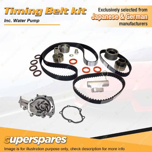 Superspares Timing Belt Kit & H.A.T & Water Pump for Kia Carnival KV11 2.5L K5