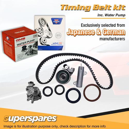 Timing Belt Kit Inc HAT WPump for Toyota Hilux KUN16R 26R 1KDFTV KUN25R 2KDFTV